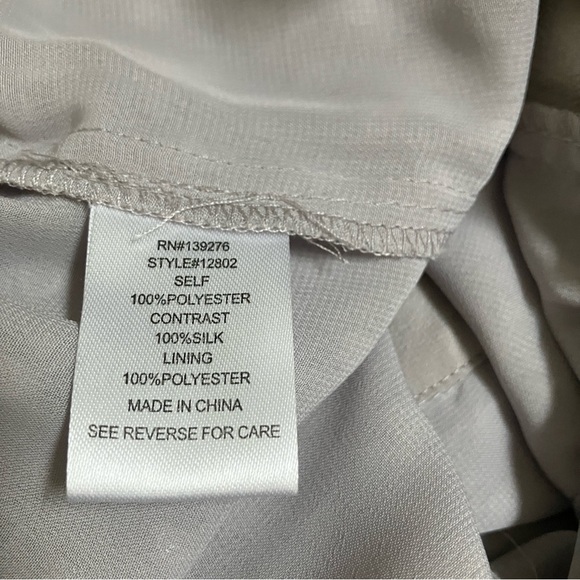 Daniel Rainn Gray Sleeveless Polka Dot Blouse - Picture 5 of 8